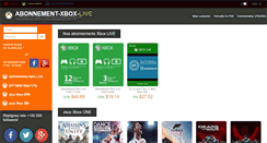Desktop Screenshot of abonnement-xbox-live.com